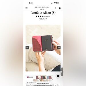 Louise Carmen Albert Portfolio in Amarento